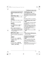 Предварительный просмотр 21 страницы Panasonic KX-TH111C Operating Instructions Manual