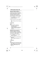 Предварительный просмотр 22 страницы Panasonic KX-TH111C Operating Instructions Manual