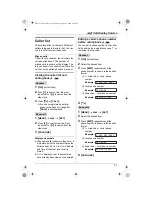 Предварительный просмотр 31 страницы Panasonic KX-TH111C Operating Instructions Manual