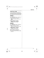 Предварительный просмотр 37 страницы Panasonic KX-TH111C Operating Instructions Manual