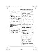 Предварительный просмотр 61 страницы Panasonic KX-TH111C Operating Instructions Manual