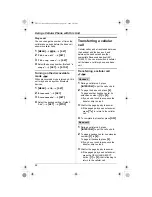 Предварительный просмотр 62 страницы Panasonic KX-TH111C Operating Instructions Manual