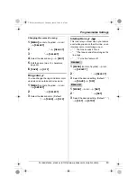 Preview for 43 page of Panasonic KX-TH112 - Cordless Phone - Operation Operating Instructions Manual