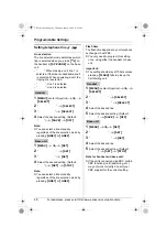 Preview for 46 page of Panasonic KX-TH112 - Cordless Phone - Operation Operating Instructions Manual