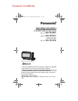 Panasonic KX-TH1211 Operating Instructions Manual preview