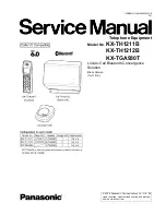 Panasonic KX-TH1211B Service Manual preview