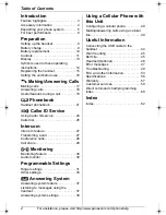 Preview for 2 page of Panasonic KX-THA11 - MULTI TALK V Digital Cordless... Operating Instructions Manual