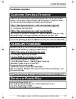 Preview for 59 page of Panasonic KX-THA11 - MULTI TALK V Digital Cordless... Operating Instructions Manual