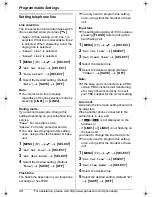 Preview for 48 page of Panasonic KX-THA12 Operating Instructions Manual