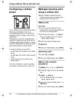 Preview for 52 page of Panasonic KX-THA12 Operating Instructions Manual