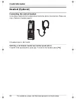 Preview for 58 page of Panasonic KX-THA12 Operating Instructions Manual