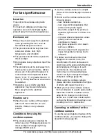 Preview for 9 page of Panasonic KX-THA13 - Telephone Wireless Monitoring Camera Operating Instructions Manual