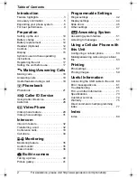 Preview for 2 page of Panasonic KX-THA16 - Cordless Video Camera Station Operating Instructions Manual