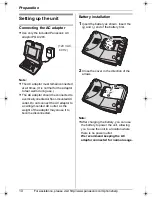 Preview for 10 page of Panasonic KX-THA16 - Cordless Video Camera Station Operating Instructions Manual