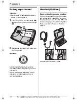 Preview for 12 page of Panasonic KX-THA16 - Cordless Video Camera Station Operating Instructions Manual