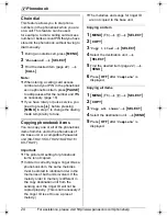 Preview for 24 page of Panasonic KX-THA16 - Cordless Video Camera Station Operating Instructions Manual