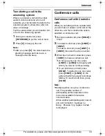 Preview for 33 page of Panasonic KX-THA16 - Cordless Video Camera Station Operating Instructions Manual