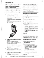 Preview for 38 page of Panasonic KX-THA16 - Cordless Video Camera Station Operating Instructions Manual