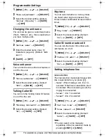 Preview for 48 page of Panasonic KX-THA16 - Cordless Video Camera Station Operating Instructions Manual