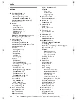 Preview for 80 page of Panasonic KX-THA16 - Cordless Video Camera Station Operating Instructions Manual