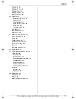 Preview for 81 page of Panasonic KX-THA16 - Cordless Video Camera Station Operating Instructions Manual