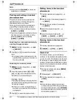 Предварительный просмотр 22 страницы Panasonic KX-THA17 Operating Instructions Manual