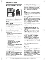 Предварительный просмотр 24 страницы Panasonic KX-THA17 Operating Instructions Manual