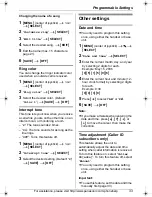 Предварительный просмотр 33 страницы Panasonic KX-THA17 Operating Instructions Manual