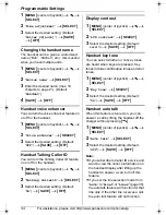 Предварительный просмотр 34 страницы Panasonic KX-THA17 Operating Instructions Manual