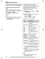 Предварительный просмотр 38 страницы Panasonic KX-THA17 Operating Instructions Manual