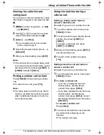 Предварительный просмотр 41 страницы Panasonic KX-THA17 Operating Instructions Manual