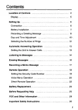 Preview for 3 page of Panasonic KX-TM80W Operating Instructions Manual