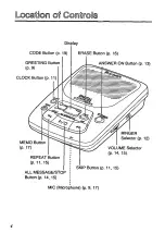 Preview for 4 page of Panasonic KX-TM80W Operating Instructions Manual