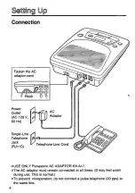 Preview for 6 page of Panasonic KX-TM80W Operating Instructions Manual