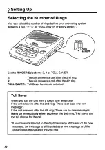 Preview for 12 page of Panasonic KX-TM80W Operating Instructions Manual