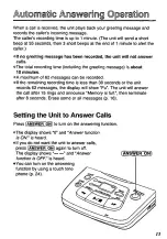 Preview for 13 page of Panasonic KX-TM80W Operating Instructions Manual