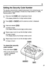 Preview for 19 page of Panasonic KX-TM80W Operating Instructions Manual