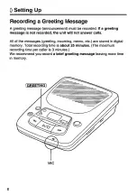 Предварительный просмотр 8 страницы Panasonic KX-TM90B Operating Instructions Manual