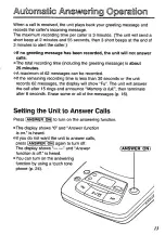 Предварительный просмотр 13 страницы Panasonic KX-TM90B Operating Instructions Manual