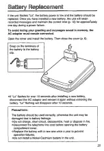 Предварительный просмотр 25 страницы Panasonic KX-TM90B Operating Instructions Manual