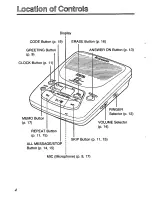 Предварительный просмотр 4 страницы Panasonic KX-TM90B User Manual