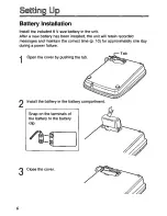 Предварительный просмотр 6 страницы Panasonic KX-TM90B User Manual