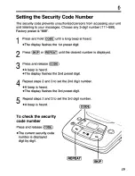 Предварительный просмотр 19 страницы Panasonic KX-TM90B User Manual