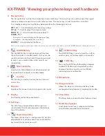 Preview for 4 page of Panasonic KX TPA 65 Quick Reference Manual