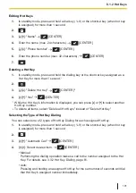 Предварительный просмотр 101 страницы Panasonic KX-TPA73 Operating Instructions Manual