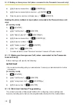 Предварительный просмотр 108 страницы Panasonic KX-TPA73 Operating Instructions Manual