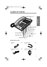 Preview for 3 page of Panasonic KX-TS100EXW Operating Instructions Manual