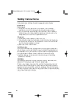 Preview for 14 page of Panasonic KX-TS100EXW Operating Instructions Manual