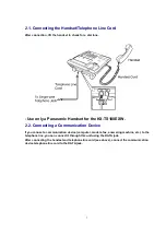 Предварительный просмотр 3 страницы Panasonic KX-TS100EXW Service Manual