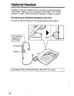 Preview for 22 page of Panasonic KX-TS105 Operating Instructions Manual